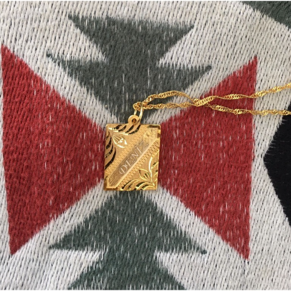 Handmade İsimli Kolye Ucu (Büyük)