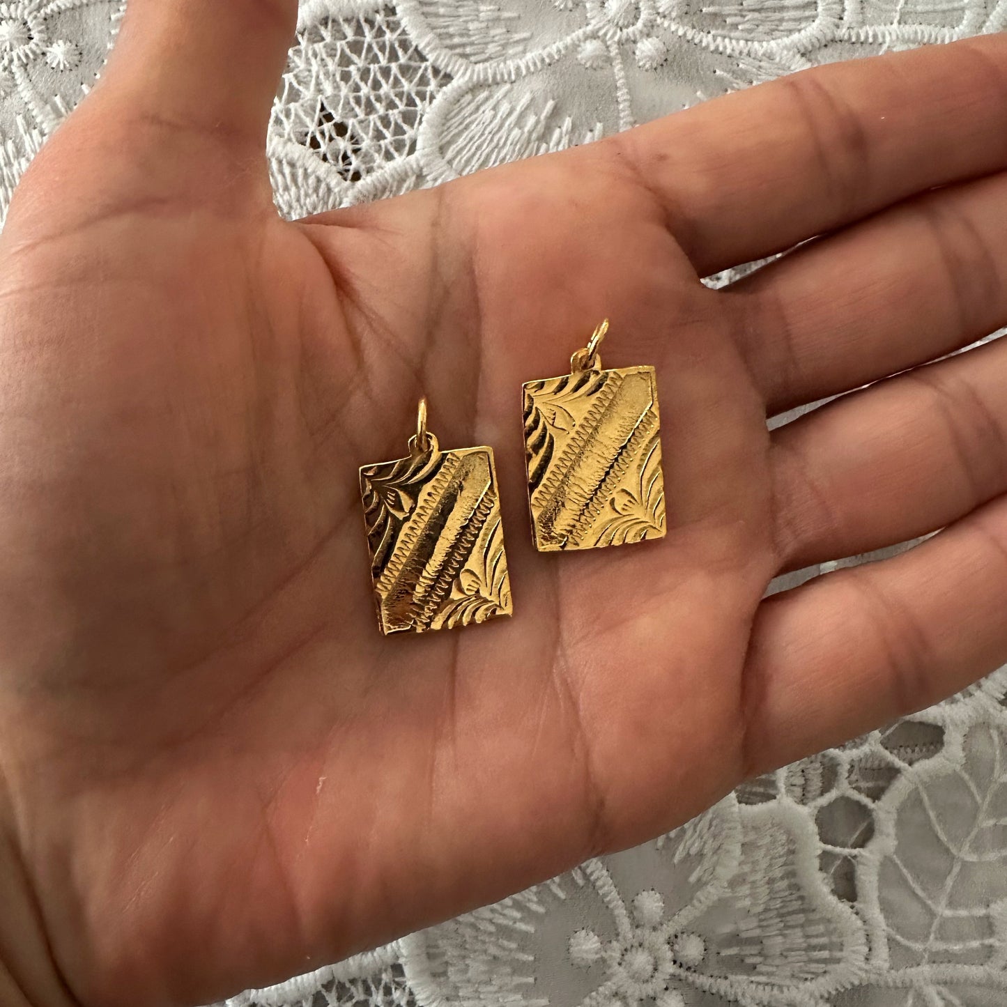 Vintage Kalemli Kolye Ucu