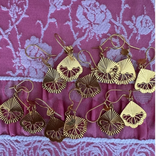 Handmade Gelin Küpesi  - Pirinç Serisi