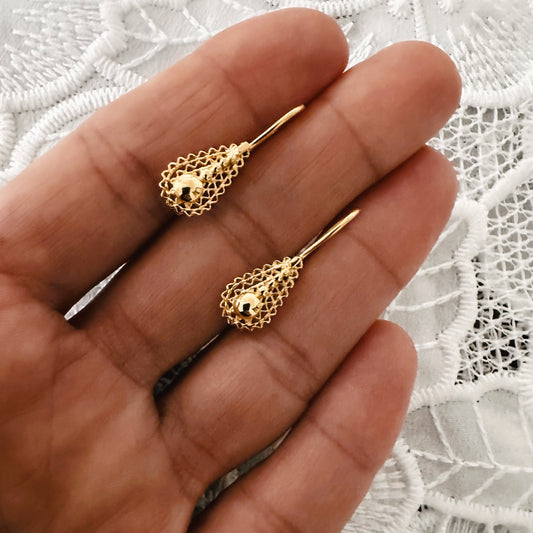 Sırma Vintage Küpe - Pirinç Serisi