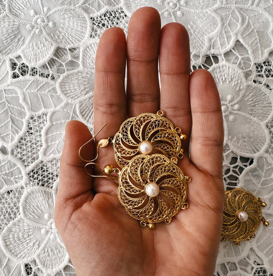 Rüzgar Gülü – Zamanın Döngüsü Küpe