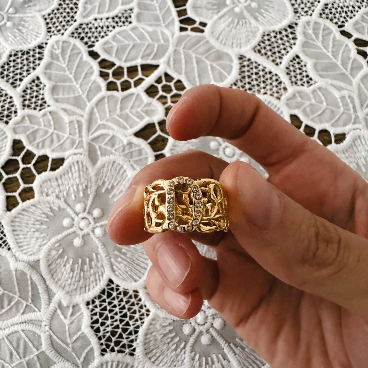 Harfli Vintage Yüzük - Anadolu'nun Gizli Harfi
