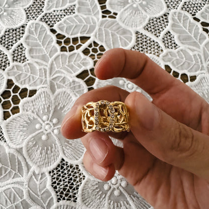 Harfli Vintage Yüzük - Anadolu'nun Gizli Harfi